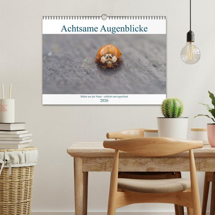 Produktbild: Achtsame Augenblicke (Wandkalender 2026 DIN A3 quer), CALVENDO Monatskalender