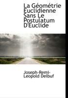 Produktbild: La G Om Trie Euclidienne Sans Le Postulatum D'Euclide