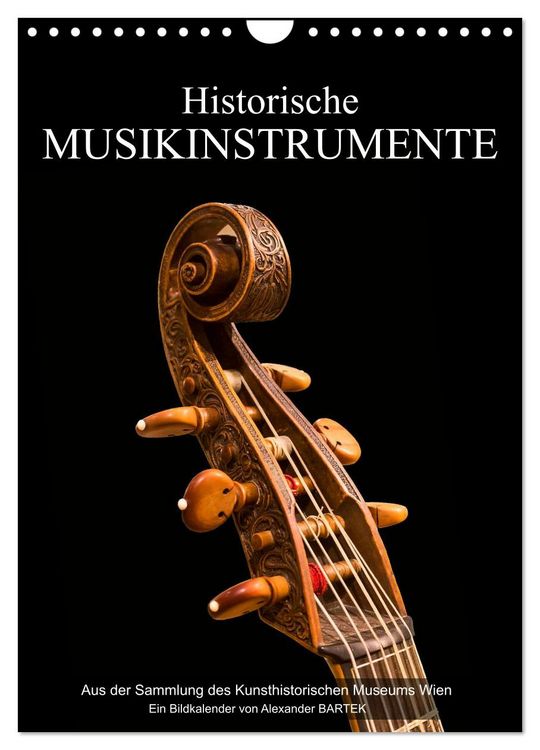 Produktbild: Historische Musikinstrumente (Wandkalender 2026 DIN A4 hoch), CALVENDO Monatskalender