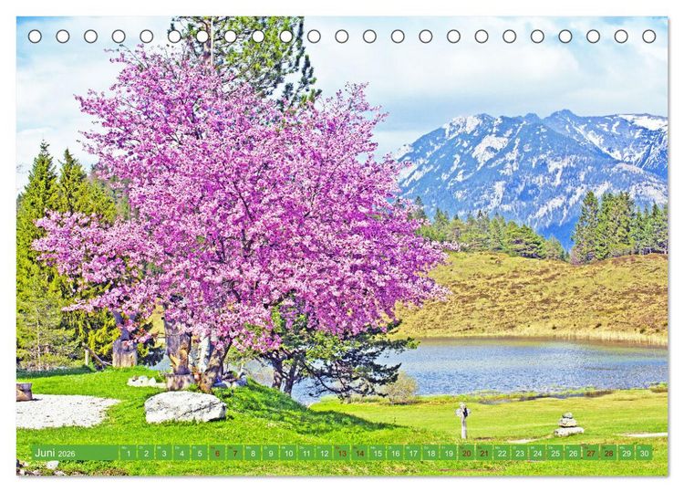 Produktbild: MITTENWALD Eine Perle im Oberen Isartal (Tischkalender 2026 DIN A5 quer), CALVENDO Monatskalender