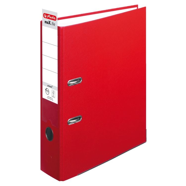 Produktbild: Herlitz Ordner maX.file protect A4 8cm rot