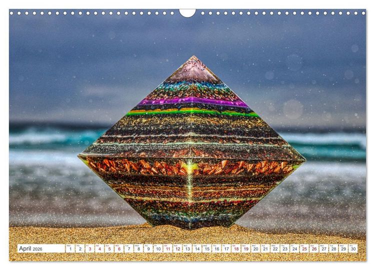 Produktbild: Orgonites - Power and joie de vivre for mind and body (Wall Calendar 2026 DIN A3 landscape), CALVENDO 12 Month Wall Calendar
