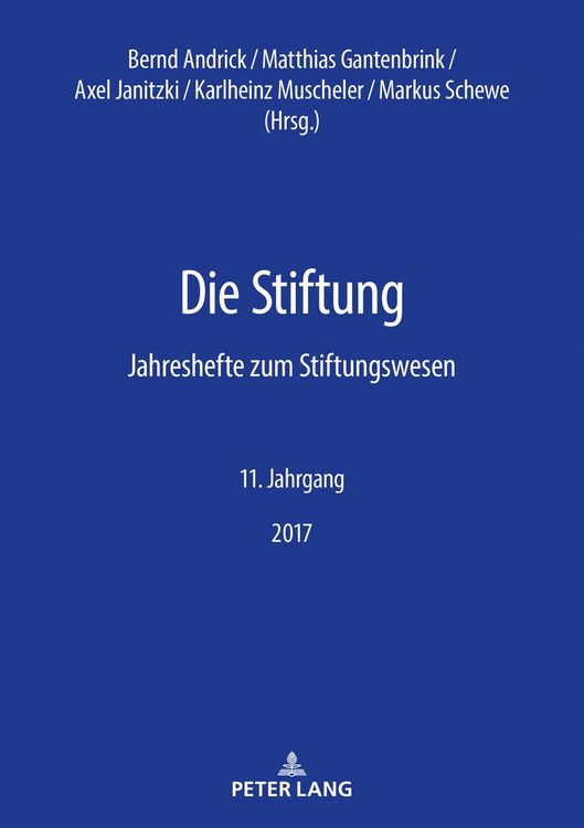 Produktbild: Die Stiftung
