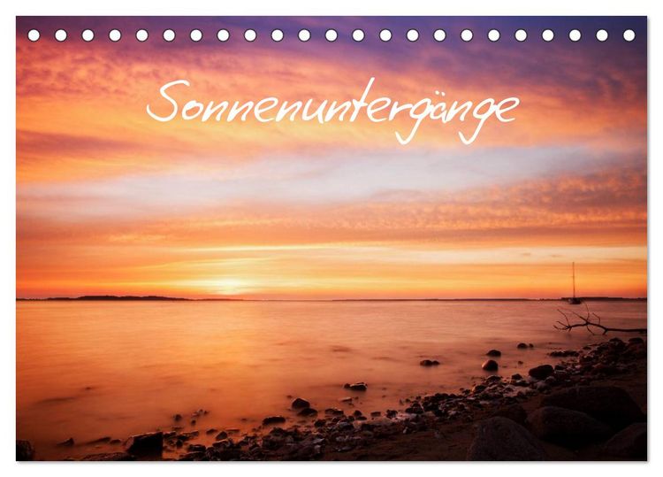 Produktbild: Sonnenunterg&auml;nge (Tischkalender 2026 DIN A5 quer), CALVENDO Monatskalender