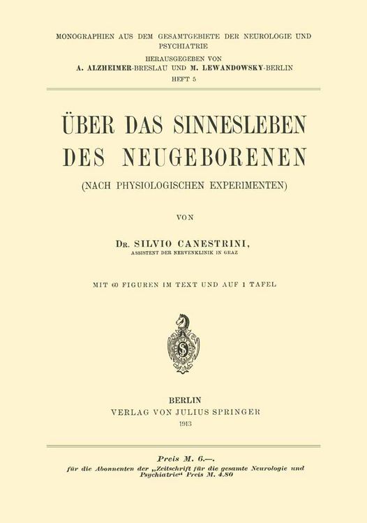 Produktbild: &Uuml;ber das Sinnesleben des Neugeborenen