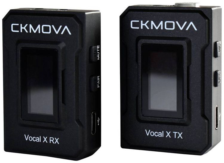 Produktbild: Ansteck Sprach-Mikrofon CKMOVA Vocal X V1 &Uuml;bertragungsart (Details):Funk, Kabellos inkl. Klammer