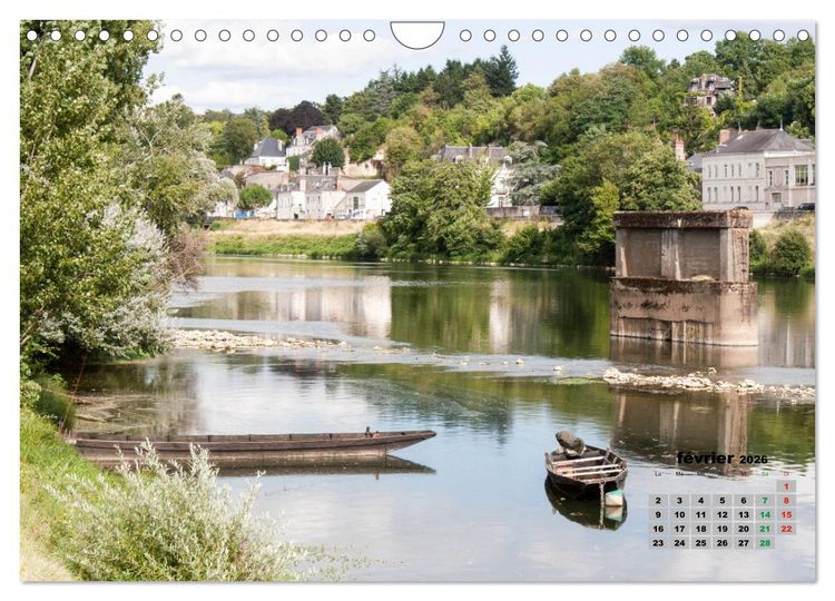 Produktbild: Bords de Loire Ville d'Amboise (Calendrier mural 2026 DIN A4 vertical), CALVENDO calendrier mensuel