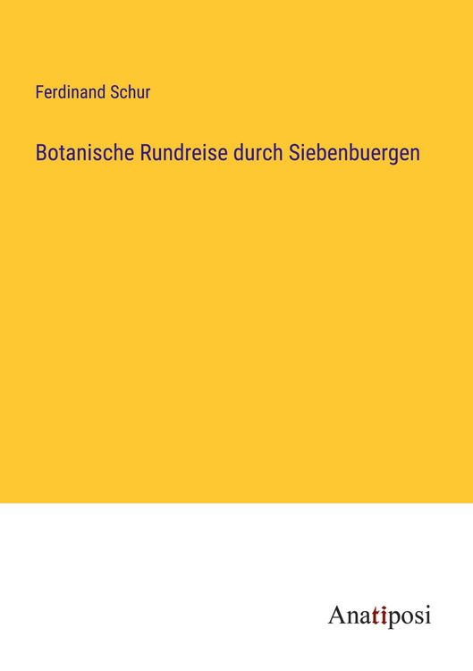 Produktbild: Botanische Rundreise durch Siebenbuergen