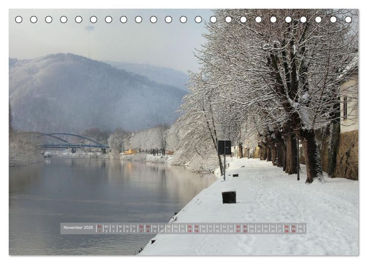 Produktbild: Lahnstein, wo die Lahn in den Rhein flie&szlig;t (Tischkalender 2026 DIN A5 quer), CALVENDO Monatskalender