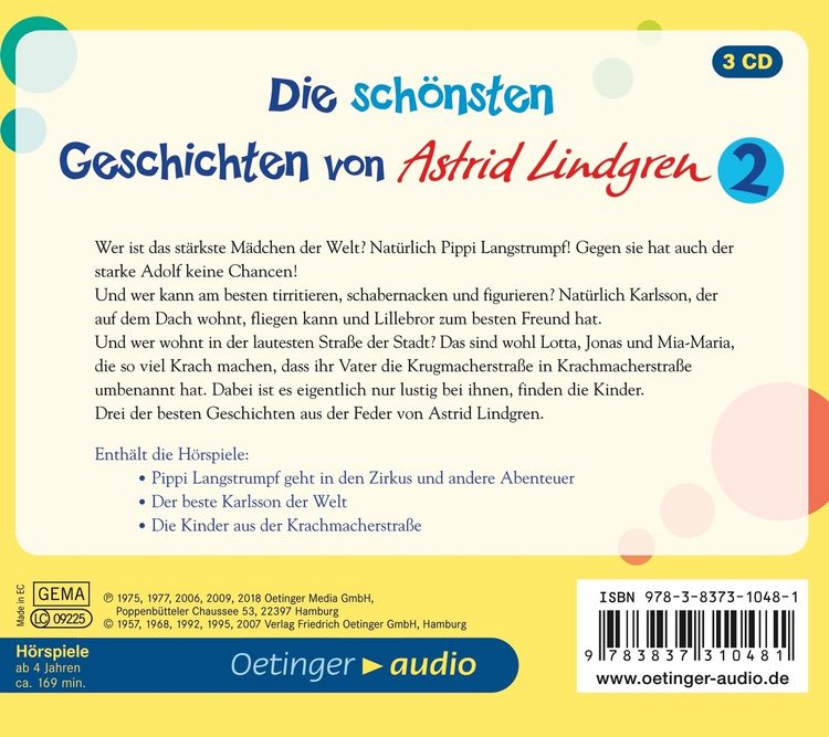 Die schönsten Geschichten von Astrid Lindgren 2
