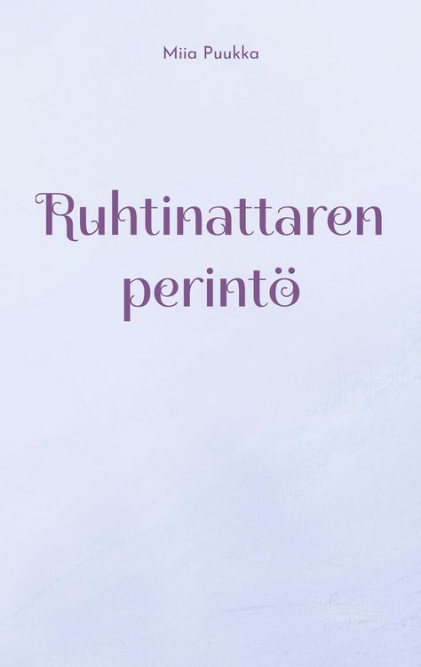 Produktbild: Ruhtinattaren perint&ouml;