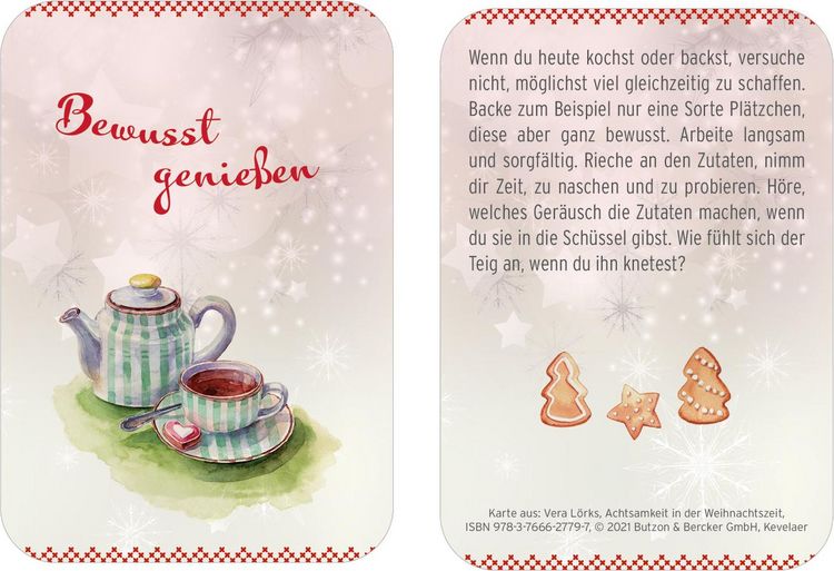 Produktbild: Achtsamkeit in der Weihnachtszeit