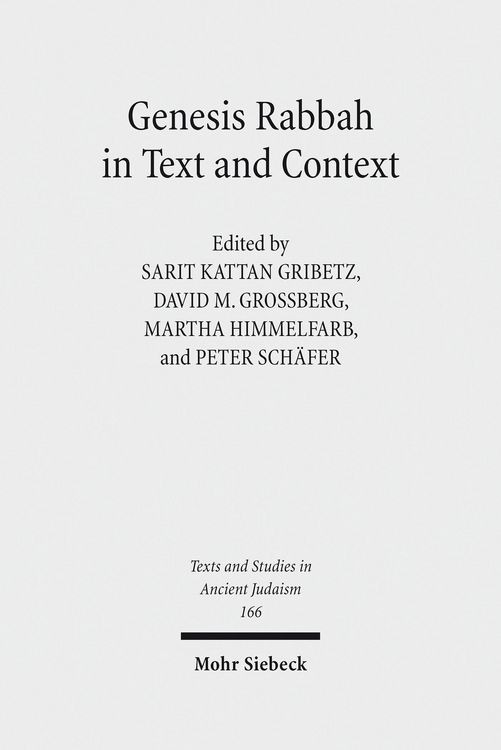 Produktbild: Genesis Rabbah in Text and Context