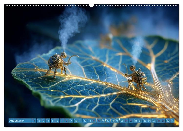 Produktbild: Fantastische Mikrowelten. Im Reich der Nanog&auml;rtner (hochwertiger Premium Wandkalender 2027 DIN A2 quer), Kunstdruck in Hochglanz