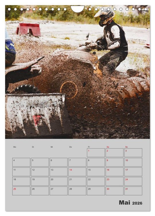 Produktbild: RALLYE RAID - Saison Planer (Wandkalender 2026 DIN A4 hoch), CALVENDO Monatskalender
