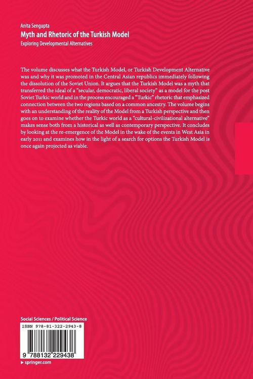 Produktbild: Myth and Rhetoric of the Turkish Model