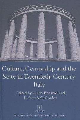 Produktbild: Bonsaver, G: Culture, Censorship and the State in Twentieth-