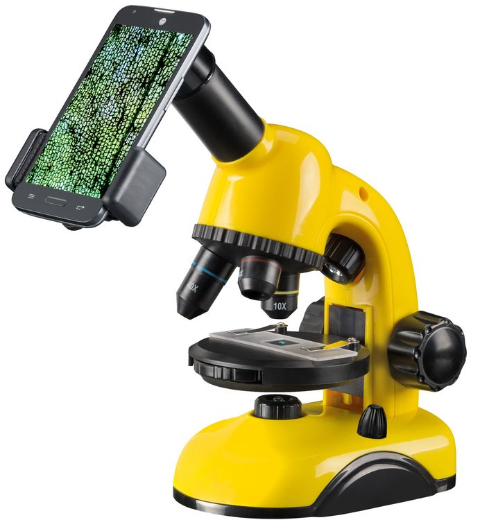 Produktbild: Bresser 14551 - NATIONAL GEOGRAPHIC Einsteiger-Mikroskop (gelb) 40-800x