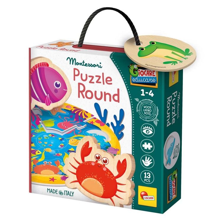 Produktbild: Montessori Wood Puzzle Round
