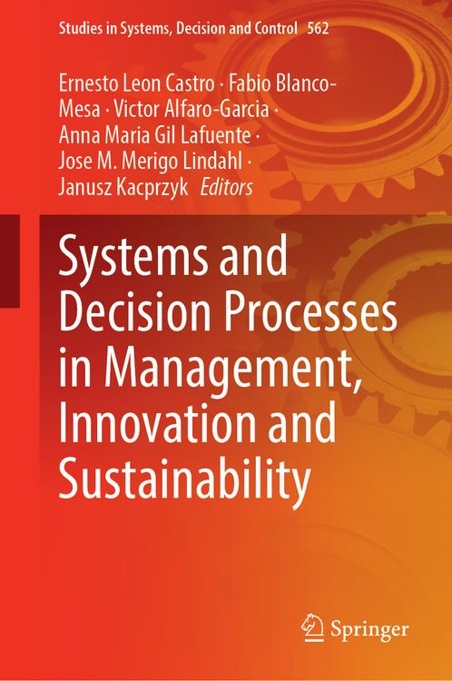Produktbild: Systems and Decision Processes in Management, Innovation and Sustainability