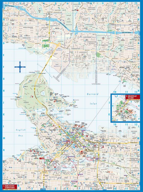 Produktbild: Vancouver, Borch Map