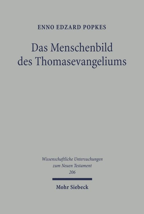Produktbild: Das Menschenbild des Thomasevangeliums