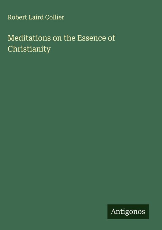 Produktbild: Meditations on the Essence of Christianity