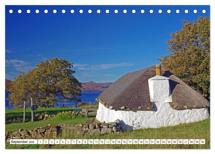 Produktbild: Schottland - Der Norden Gro&szlig;britanniens (Tischkalender 2026 DIN A5 quer), CALVENDO Monatskalender