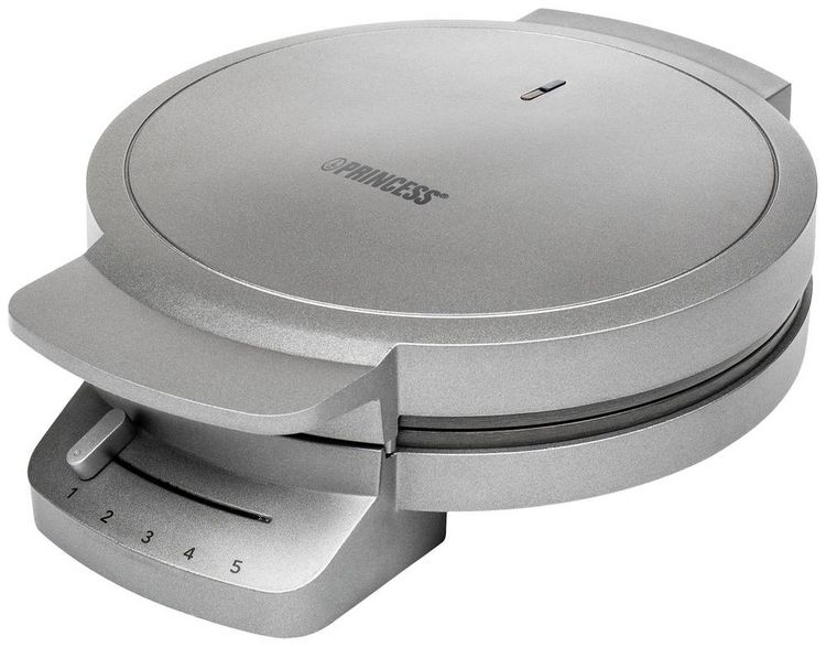Produktbild: Princess 132380 Waffeleisen Grau (metallic)