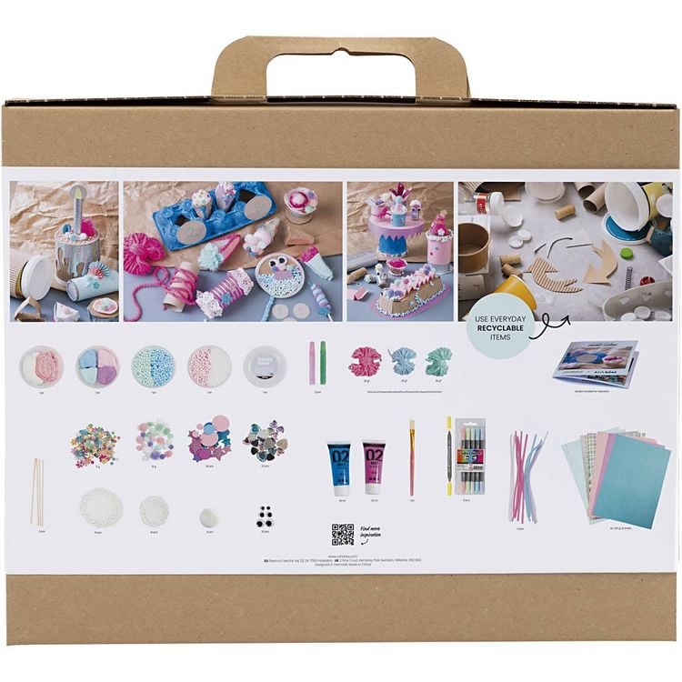 Produktbild: Creativ Company DIY Sets Basisversion Maxi Kreativ Mix S&uuml;&szlig;e Kuchen, Sortierte Farben, Kuchen und S&uuml;&szlig;igkeiten, Kreativ Box