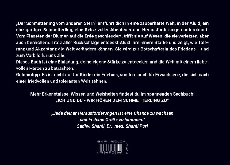 Produktbild: Der Schmetterling vom anderen Stern