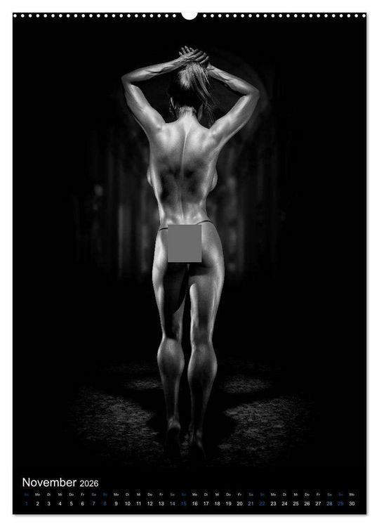 Produktbild: Kraft-Akt - Fitnessgirls in erotischen Abbildungen (Wandkalender 2026 DIN A2 hoch), CALVENDO Monatskalender