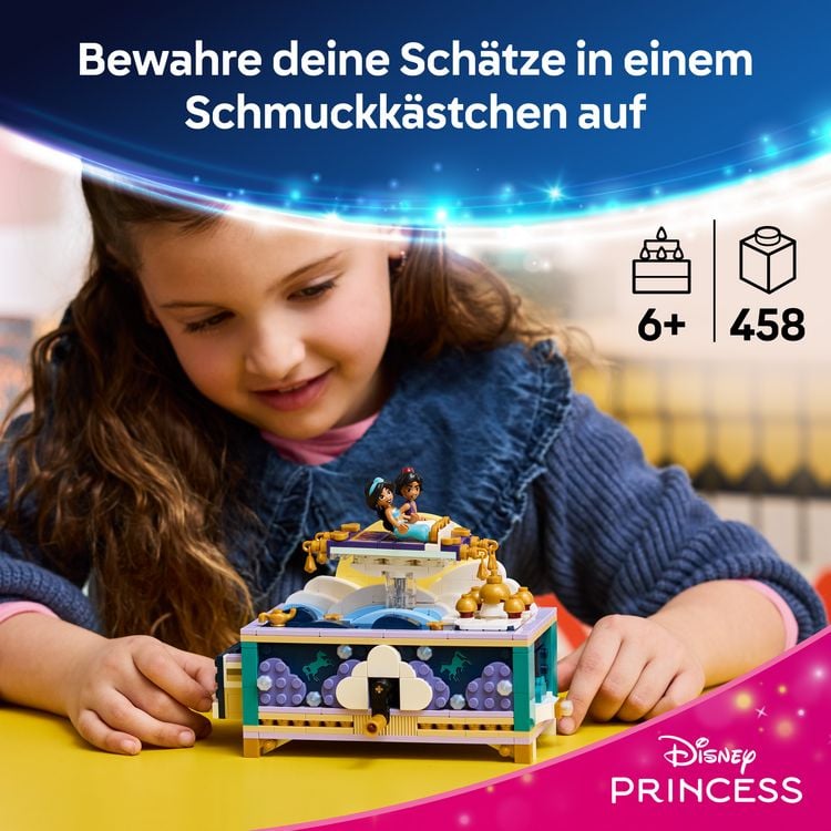 Produktbild: LEGO ǀ Disney Princess 43295 Jasmins Schmuckk&auml;stchen, Bauspielzeug f&uuml;r Kinder ab 6 Jahren