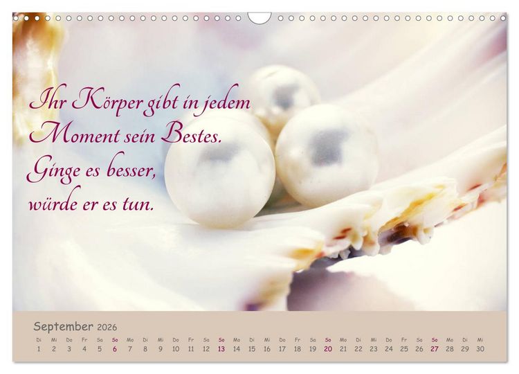 Produktbild: Innere Perlen (Wandkalender 2026 DIN A3 quer), CALVENDO Monatskalender