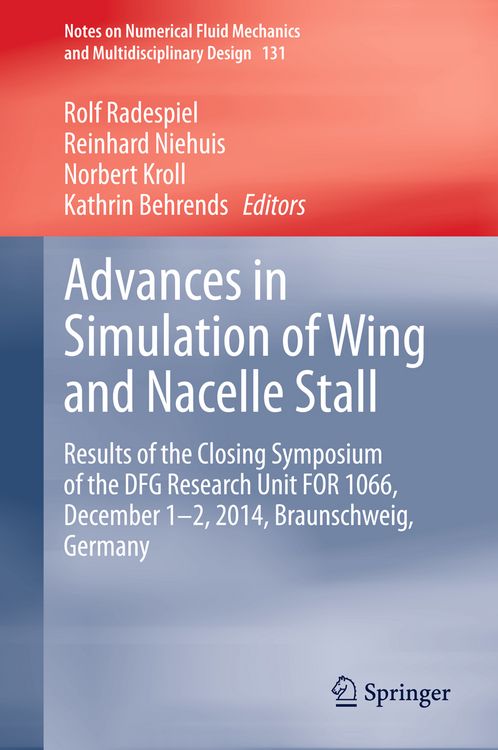 Produktbild: Advances in Simulation of Wing and Nacelle Stall