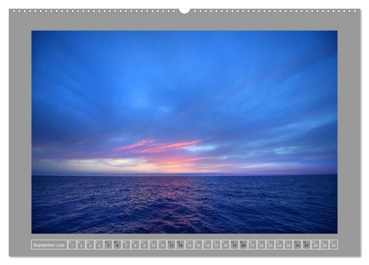 Produktbild: Nur Himmel und Meer (Wandkalender 2026 DIN A2 quer), CALVENDO Monatskalender