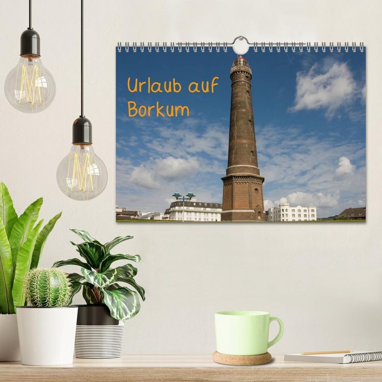 Produktbild: Urlaub auf Borkum (Wandkalender 2026 DIN A4 quer), CALVENDO Monatskalender