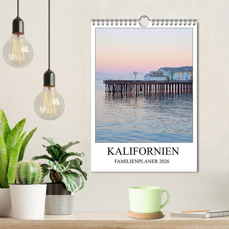 Produktbild: Kalifornien - Familienplaner 2026 (Wandkalender 2026 DIN A4 hoch), CALVENDO Monatskalender