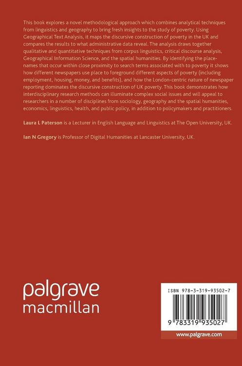 Produktbild: Representations of Poverty and Place