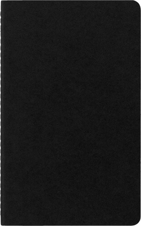 Produktbild: Moleskine Cahier, L/A5, 3er Set, Blanko, Kartoneinband, Schwarz