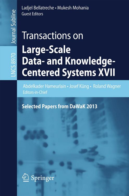 Produktbild: Transactions on Large-Scale Data- and Knowledge-Centered Systems XVII
