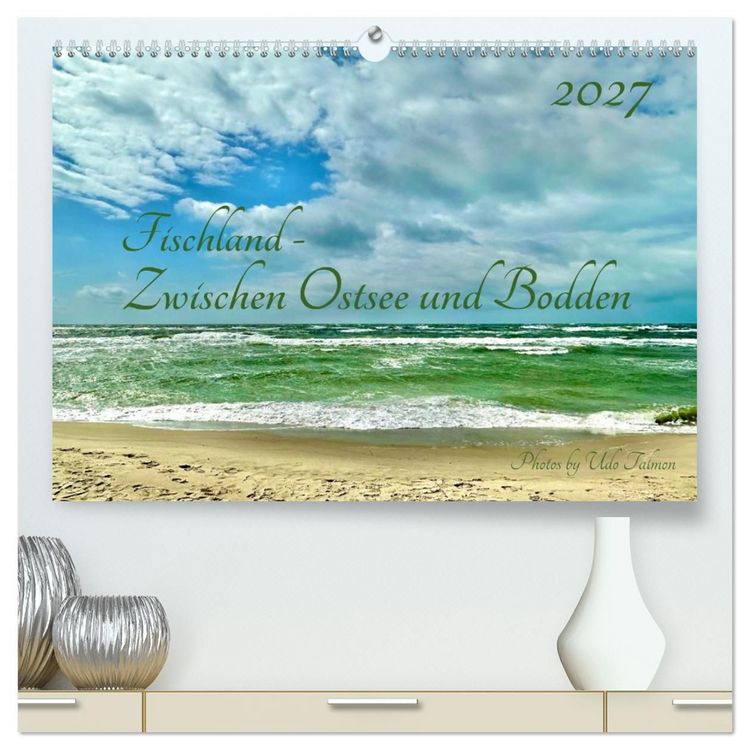 Produktbild: Fischland - Zwischen Ostsee und Bodden (hochwertiger Premium Wandkalender 2027 DIN A2 quer), Kunstdruck in Hochglanz