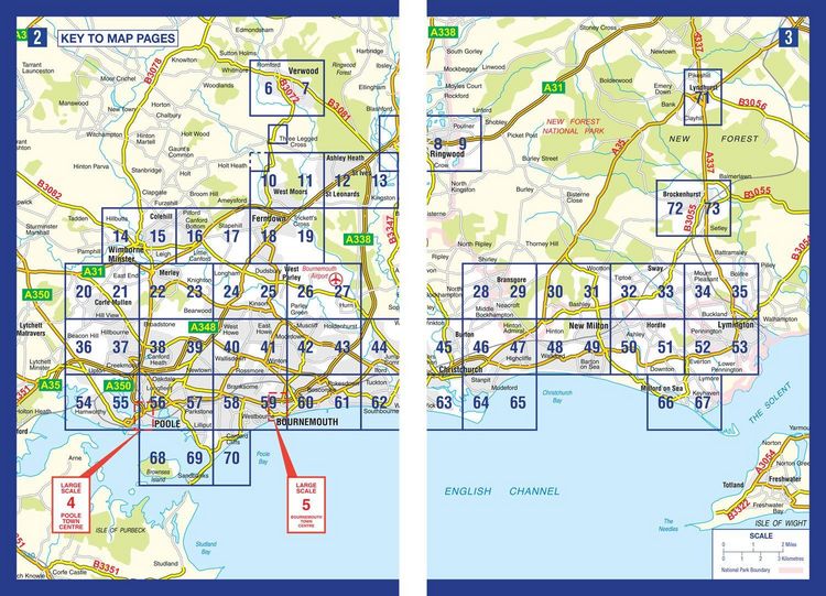 Produktbild: Bournemouth A-Z Street Atlas