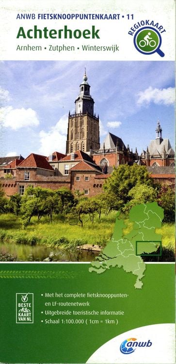 Produktbild: Achterhoek (Arnhem / Zutphen / Winterswijk) 1:100 000