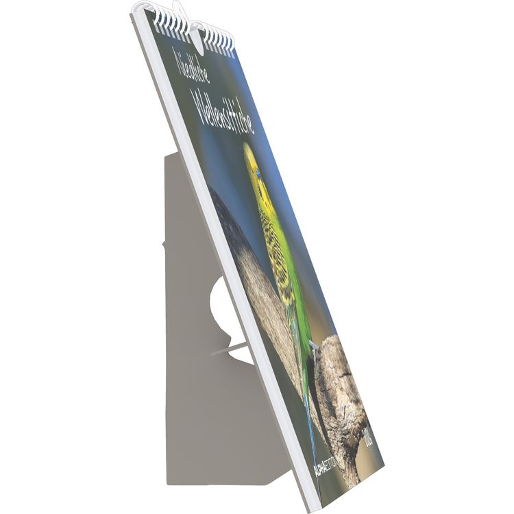 Produktbild: Niedliche Wellensittiche 2026 - Postkartenkalender 16x17 cm - Budgies - zum Aufstellen oder Aufhängen - Monatskalendarium - Gadget - Mitbringsel - Alp
