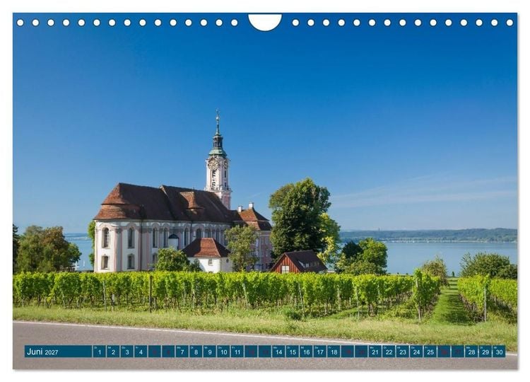 Produktbild: Bayern - Sehensw&uuml;rdigkeiten vom Allg&auml;u bis zum K&ouml;nigssee (Wandkalender 2027 DIN A4 quer), CALVENDO Monatskalender