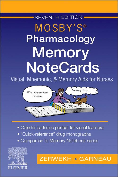 Produktbild: Mosby's Pharmacology Memory Notecards
