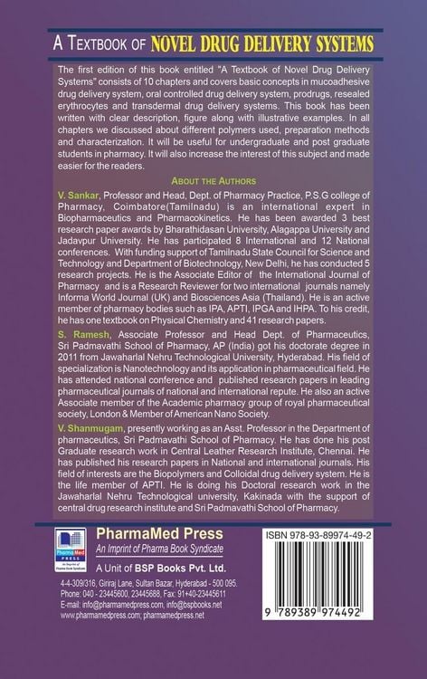 Produktbild: A Textbook of Novel Drug Delivery Systems