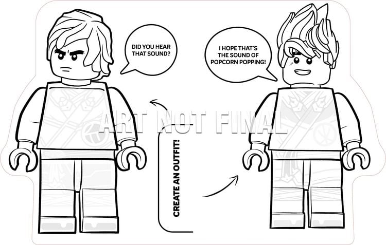 Produktbild: LEGO&reg; NINJAGO&reg; - Mein gro&szlig;es Minifigur-Malbuch