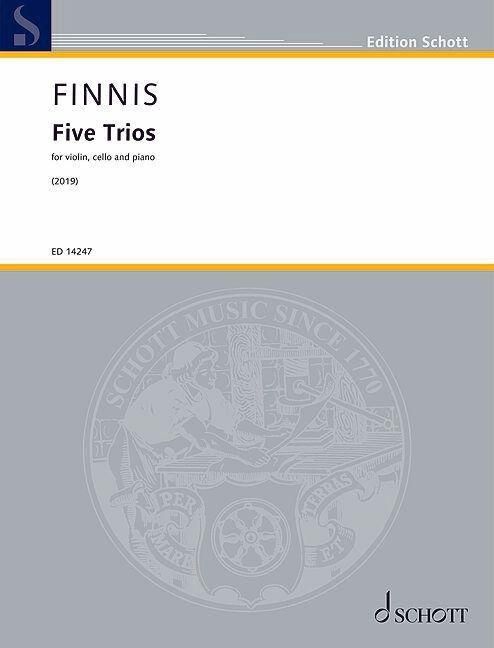 Produktbild: Finnis: Five Trios for Violin, Cello, and Piano Score and Parts